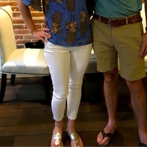 White J. Crew women’s skinny jeans